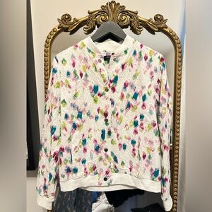 Nicole by Nicole Miller Eyelet Bomber